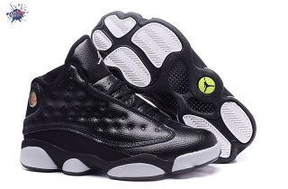 Meilleures Air Jordan 13 Noir Blanc Jaune