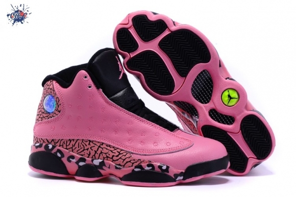 Meilleures Air Jordan 13 Noir Rose