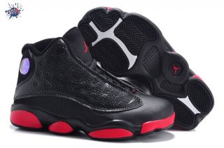 Meilleures Air Jordan 13 Rouge Noir Blanc Enfant