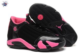 Meilleures Air Jordan 14 Noir Rose