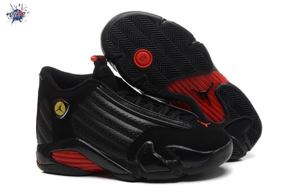 Meilleures Air Jordan 14 Noir Rouge