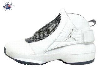 Meilleures Air Jordan 19 Gris Blanc