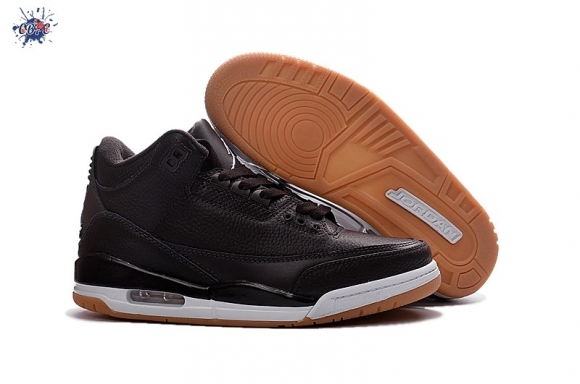 Meilleures Air Jordan 3 Noir Marron