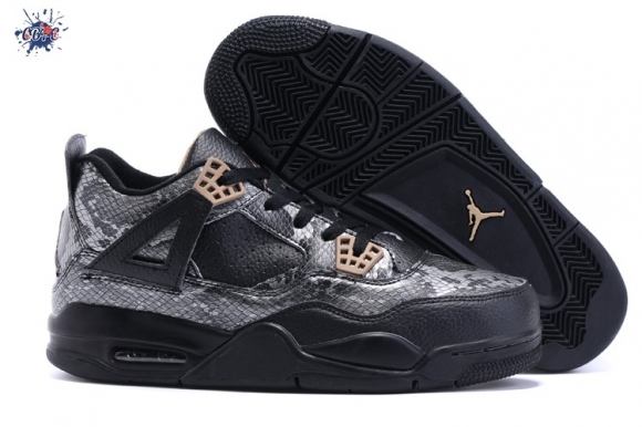 Meilleures Air Jordan 4 Gris Noir Marron