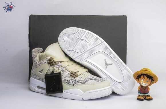 Meilleures Air Jordan 4 Or Blanc