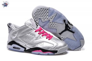 Meilleures Air Jordan 6 Argent Rose