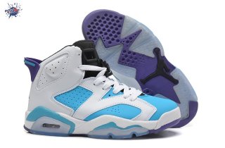 Meilleures Air Jordan 6 Blanc Bleu Pourpre