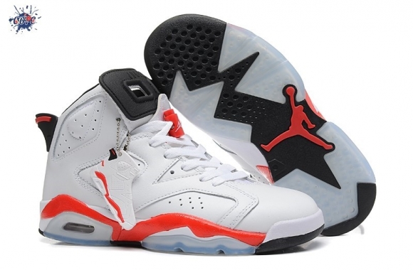 Meilleures Air Jordan 6 Blanc Orange