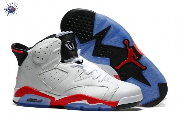 Meilleures Air Jordan 6 Blanc Rose Clair Bleu