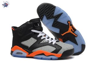 Meilleures Air Jordan 6 Gris Noir Orange