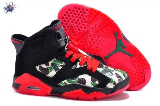 Meilleures Air Jordan 6 Multicolore Noir Rouge