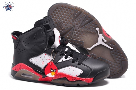 Meilleures Air Jordan 6 Noir Blanc Rouge