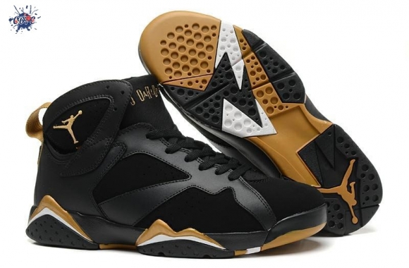 Meilleures Air Jordan 7 Noir Or