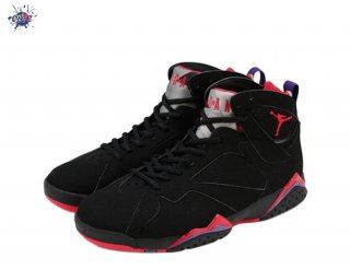 Meilleures Air Jordan 7 Noir Rouge Pourpre