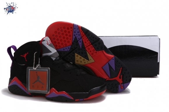 Meilleures Air Jordan 7 Pourpre Rouge Noir