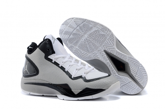 Meilleures Jordan Super Fly 2 Po X Blanc Gris Noir