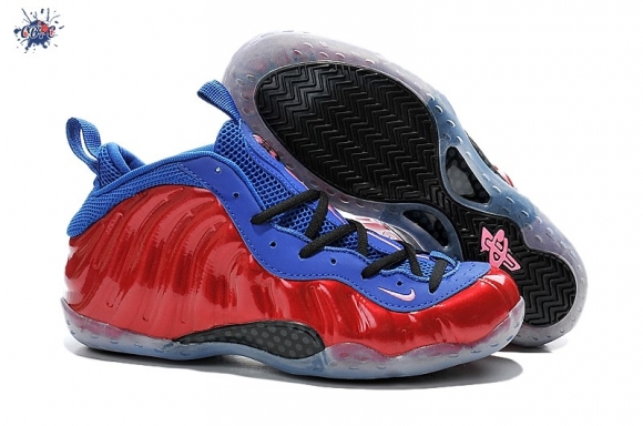 Meilleures Nike Air Foamposite Bleu Rouge