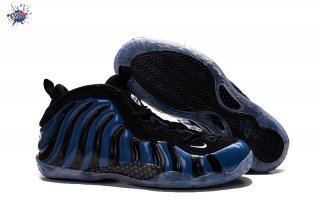 Meilleures Nike Air Foamposite Noir Foncé Bleu