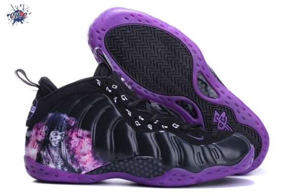 Meilleures Nike Air Foamposite Noir Pourpre