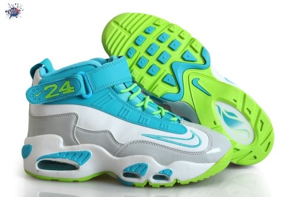 Meilleures Nike Air Griffey Max 1 Blanc Bleu Vert