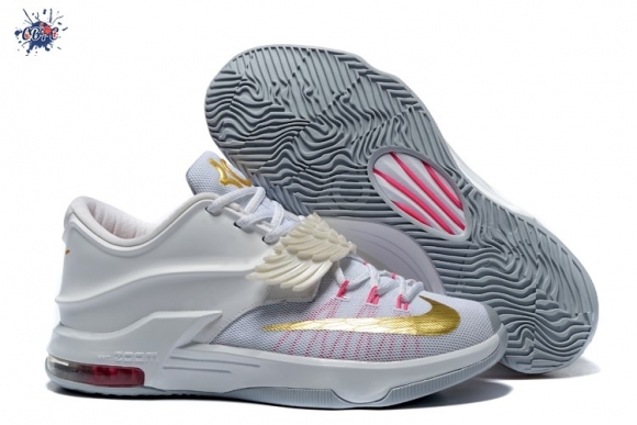 Meilleures Nike KD 7 Blanc Rose