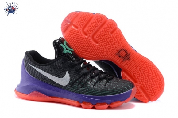 Meilleures Nike KD 8 Gris Pourpre Orange