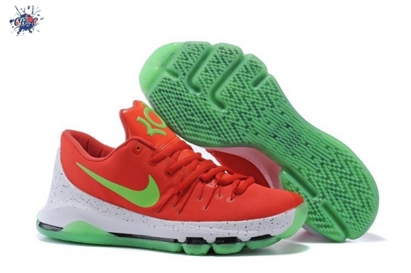 Meilleures Nike KD 8 Rouge Vert Blanc