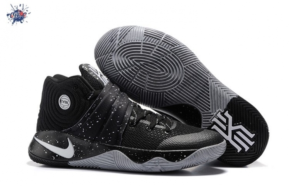 Meilleures Nike Kyrie Irving 2 Noir Blanc Gris