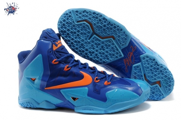 Meilleures Nike Lebron 11 Foncé Bleu