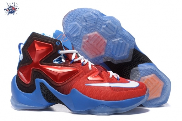 Meilleures Nike Lebron 13 Bleu Rouge