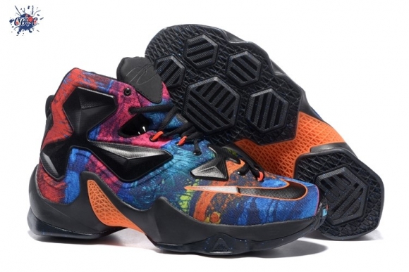 Meilleures Nike Lebron 13 Multicolore Noir