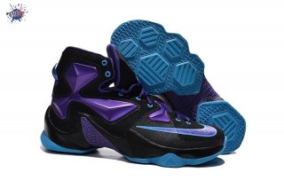 Meilleures Nike Lebron 13 Noir Pourpre Bleu