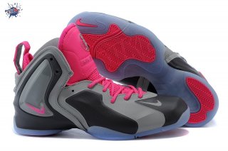 Meilleures Nike Lil Penny Posite Gris Rose