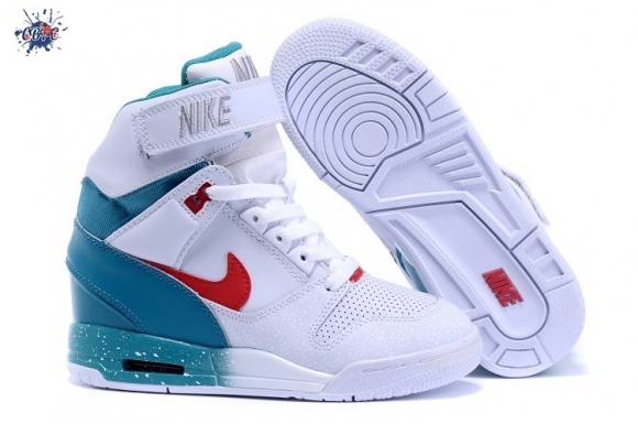 Meilleures Nike Wmns Air Revolution Sky Blanc Bleu