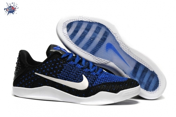 Meilleures Nike Zoom Kobe 11 Elite Bleu Noir Blanc