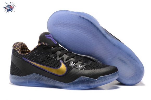 Meilleures Nike Zoom Kobe 11 Elite Noir Or Pourpre