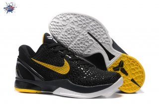 Meilleures Nike Zoom Kobe 6 Noir Jaune