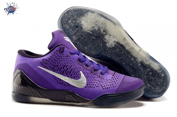 Meilleures Nike Zoom Kobe 9 Elite Pourpre Argent Noir