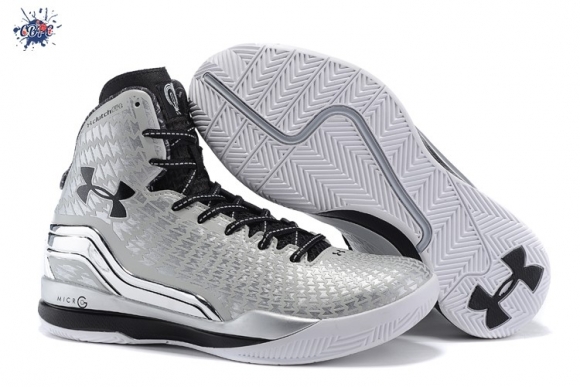 Meilleures Under Armour Curry 2 Argent Blanc