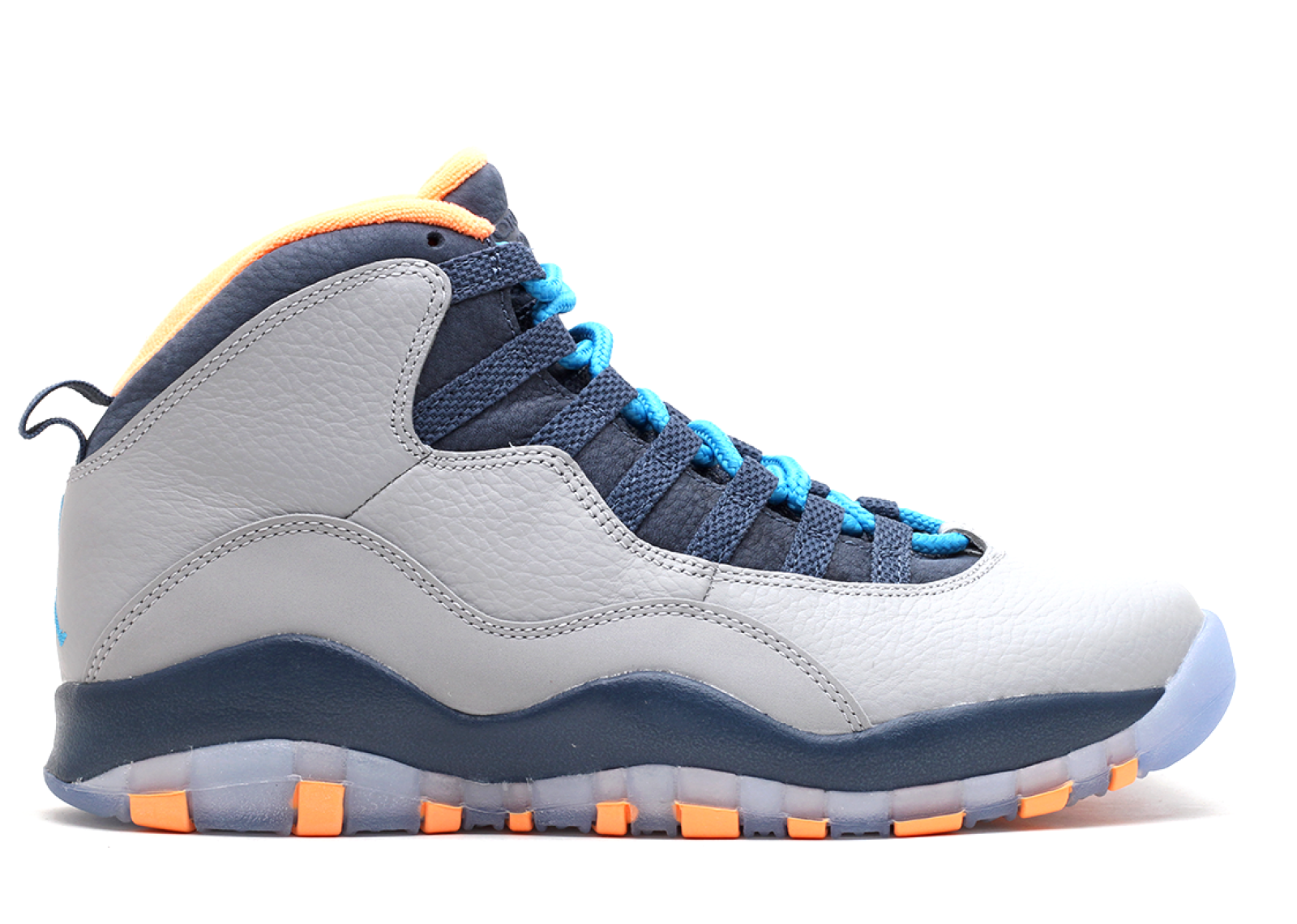 Meilleures Air Jordan 10 Retro "Bobcats" Gris Marine (310805-026)