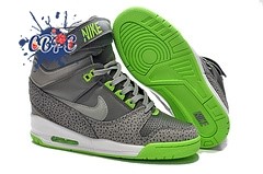 Meilleures Nike Air Revolution Sky High Gris Vert (599410-002)