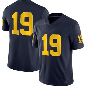 19MichiganWolverinesJordanBrandGameJersey-Navy