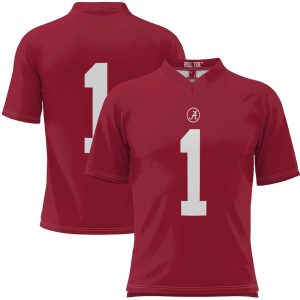 1AlabamaCrimsonTideGameDayGreatsYouthFootballJersey-Crimson-1