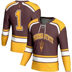 1ArizonaStateSunDevilsGameDayGreatsIceHockeyFashionJersey-Maroon