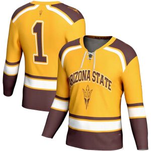 1ArizonaStateSunDevilsGameDayGreatsIceHockeyJersey-Gold-1