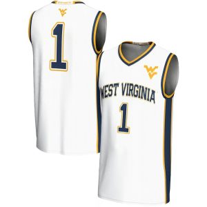 1WestVirginiaMountaineersGameDayGreatsLightweightBasketballJersey-White