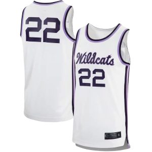 22KansasStateWildcatsNikeRetroReplicaBasketballJersey-White