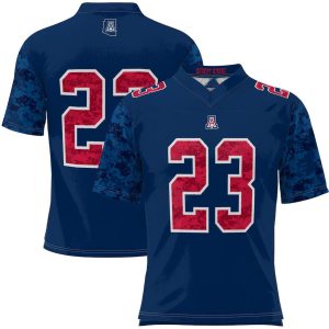 23ArizonaWildcatsGameDayGreatsMilitaryAppreciationFootballJersey-Navy