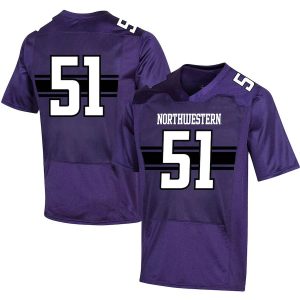51NorthwesternWildcatsUnderArmourReplicaFootballJersey-Purple