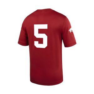 5ArkansasRazorbacksUntouchableFootballJersey_Cardinal